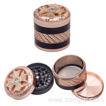 GZ33632810 zinc alloy herb tobacco grinder